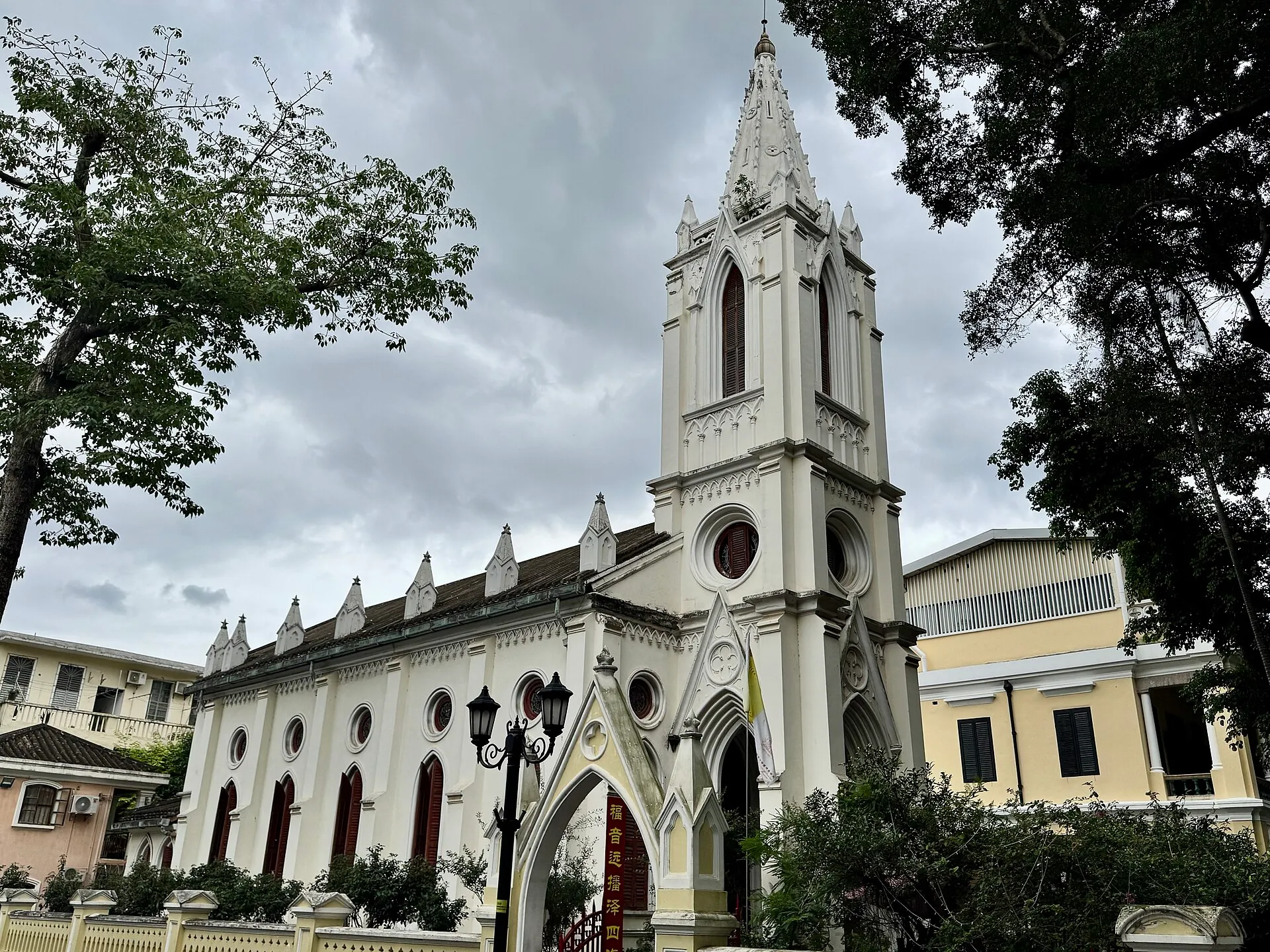 The chapel on Shamian Island, in the old west of Guangzhou