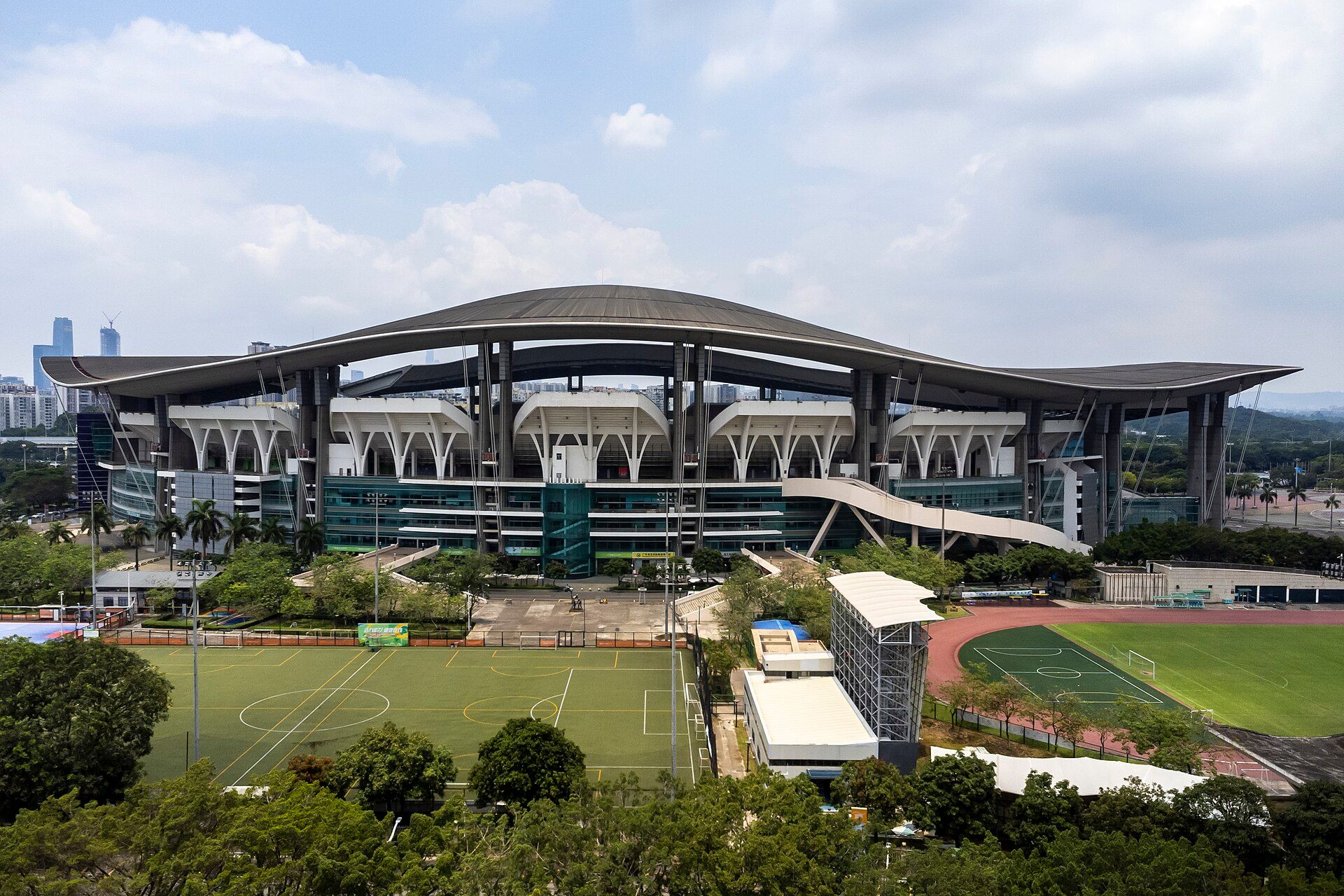 Central Stadium, Guangdong Olympic Sports Center, exterior