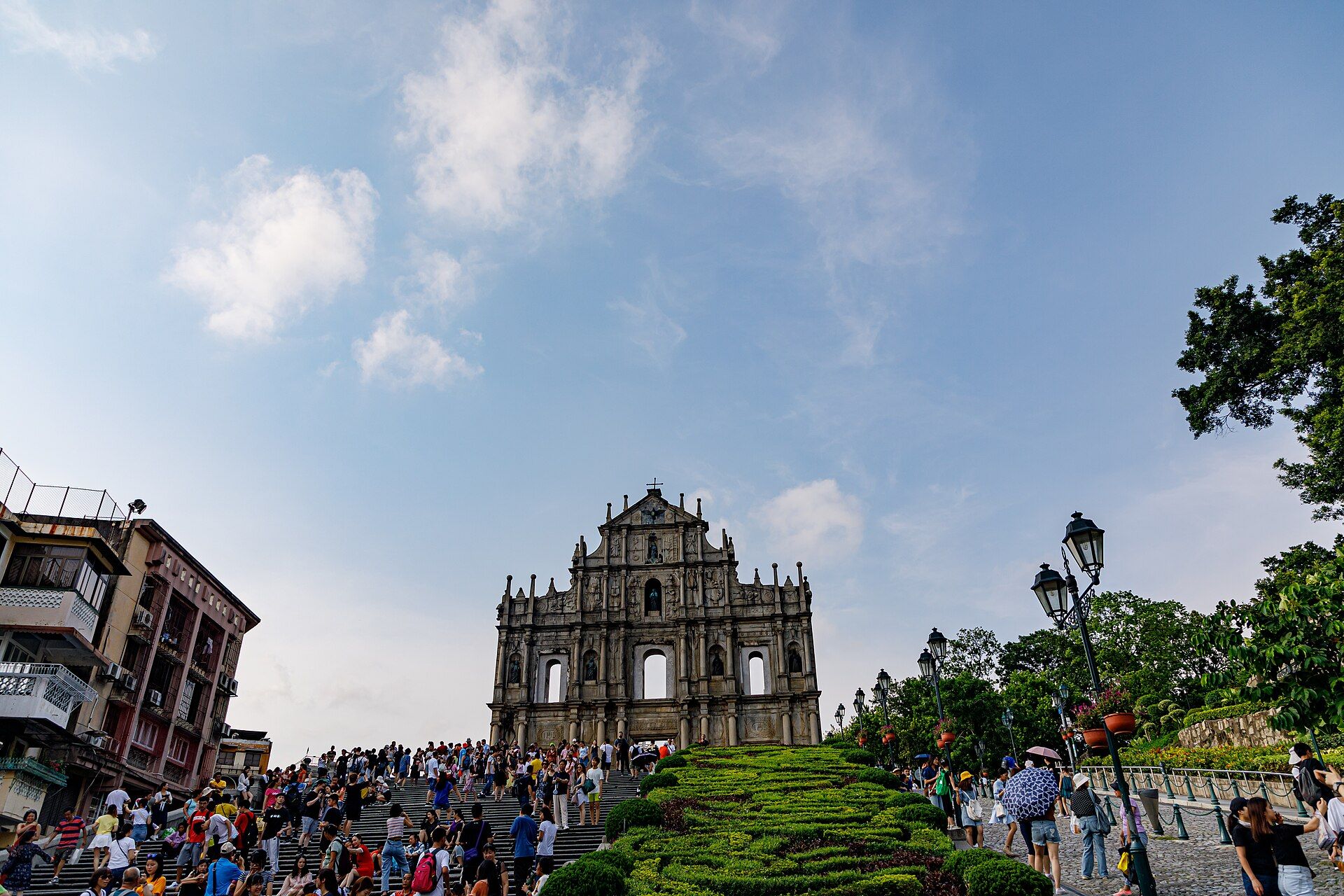 Ruins of St. Paul's and its stone stairway, Macao